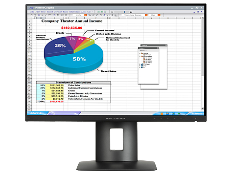 HP Z24n 24 英寸超窄边框 IPS 显示屏（符合能源之星标准）